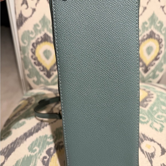 Coach Crossgrain Leather Dome Sierra Satchel in Sage Green EUC - Picture 6 of 7